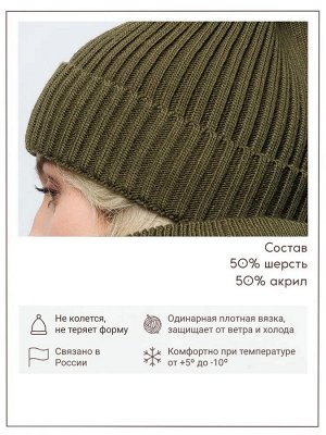 Шапка женская вязаная