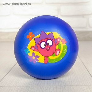 Мяч детский СМЕШАРИКИ "Ежик" 22 см, 60 гр, цвета синий