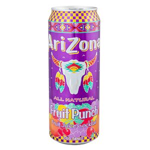 Напиток ARIZONA Fruit Punch 680 мл Ж/Б 1 уп.х 24 шт.