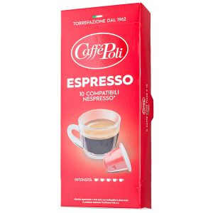 Кофе капсулы CAFFE POLI ESPRESSO 1 уп х  10 капсул