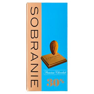 Шоколад SOBRANIE 30% Молочный с Орехами 90 г 1уп.х 10шт