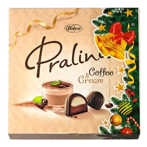Конфеты VOBRO PRALINES COFFEE&CREAM 127 г 1 уп.х 12 шт.