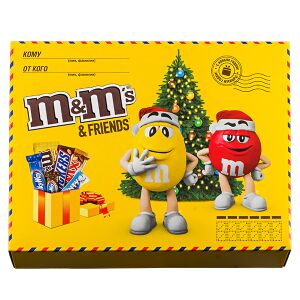 Подарочный набор MARS M&M'S & FRIENDS бандероль 685 г 1 уп.х 8 шт.