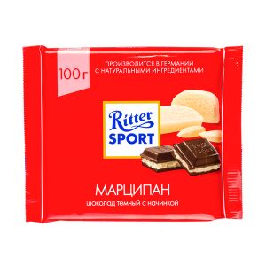 Шоколад Риттер Спорт Марципан 100 г 1 уп.х 12 шт.
