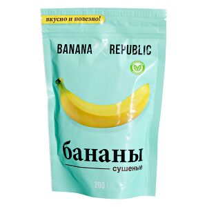 Бананы Сушеные BANANA REPUBLIC 200 г 1 уп.х 10 шт.