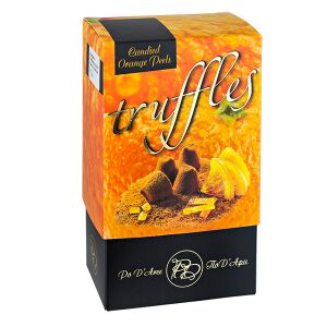Конфеты MATHEZ PoD'Aree Трюфель с апельсиновой цедрой 160 г 1 уп.х 12 шт.