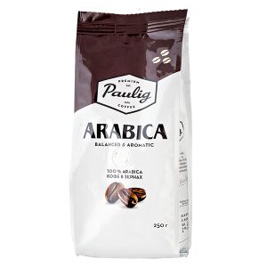 Кофе PAULIG ARABICA 100 % 250 г зерно 1 уп.х 12 шт.