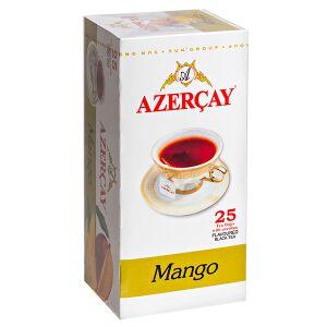 Чай АЗЕРЧАЙ Манго 25 пакетиков с конвертом 1 уп.х 24 шт.