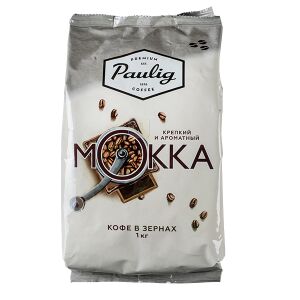 Кофе PAULIG MOKKA 1 кг зерно 1 уп.х 4 шт.