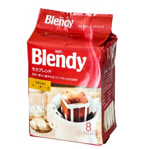 Кофе AGF Blendy майлд мока молотый фильтр-пакет 1 уп * 8 шт.