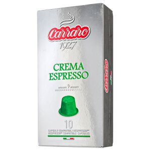 Кофе капсулы CARRARO CREMA ESPRESSO 1 уп х 10 капсул