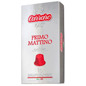 Кофе капсулы CARRARO PRIMO MATTINO 1 уп х 10 капсул