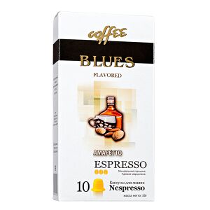 Кофе капсулы BLUES AMAPETTO ESPRESSO 1уп х  10 капсул