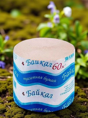 Туалетная бумага диаметр 110 мм, без втулки "Байкал"