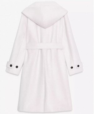 МЯГКОЕ ПАЛЬТО С КАПЮШОНОМ, арт. 3046273 800, белый