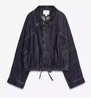 ДЖИНСОВАЯ КУРТКА TRF С РУКАВАМИ «ЛЕТУЧАЯ МЫШЬ», арт. 8727271 443, синий