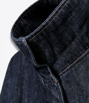 ДЖИНСОВАЯ КУРТКА TRF С РУКАВАМИ «ЛЕТУЧАЯ МЫШЬ», арт. 8727271 443, синий