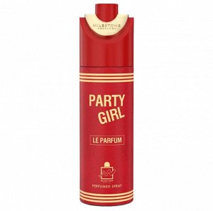 MILESTONE Дезодорант парфюмированный женский 200мл PARTY GIRL LE PARFUM (Scandal Intense Jean Paul Gaultier)