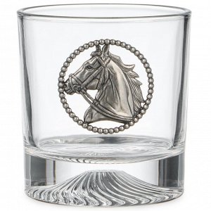 Agness Horse — набор стеклянных стаканов 320 мл, стильный дизайн для воды и напитков