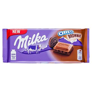 Шоколад Милка Oreo Brownie 100 г 1 уп.х 22 шт.