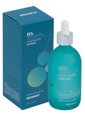 MEDIBEAU Увлажняющая ампульная сыворотка для лица с витамином B5 / Hydra Barrier Ampoule B5 Hydration &amp; Glow, 100 мл