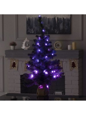 Гирлянда «Нить» 5 м роса, IP20, серебристая нить, 50 LED, пульт ДУ, свечение RGB, USB