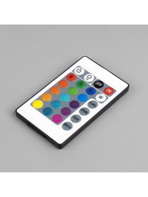 Гирлянда «Нить» 5 м роса, IP20, серебристая нить, 50 LED, пульт ДУ, свечение RGB, USB