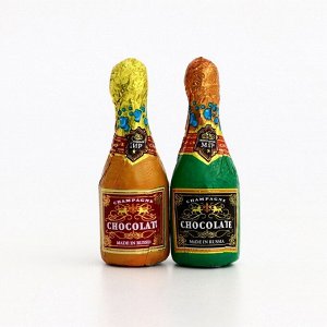 Шоколадная фигурка новогодняя «Шампанское», МИКС, 12 г