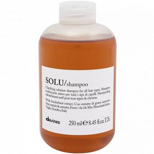 Освежающий шампунь для глубокого очищения волос Solu Shampoo, 250 мл