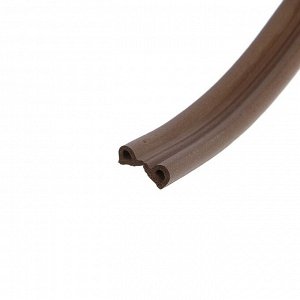 Уплотнитель резиновый ТУНДРА, профиль Р, размер 5.5х9 мм, коричневый, в упаковке 6 м
