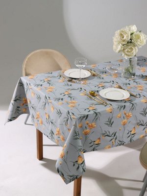 Скатерть Этель Yellow poppies 149х180 см, 100% хлопок, репс 210 г/м²