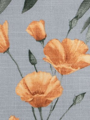 Скатерть Этель Yellow poppies 149х180 см, 100% хлопок, репс 210 г/м²