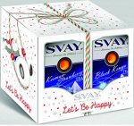 Чай Svay ПРОМО (Black Ceylon+Strawberry+Green China+Oolong Mint) 4*20 пирамидки