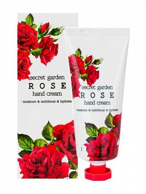Крем для рук с экстрактом розы Jigott Secret Garden Rose 100мл
