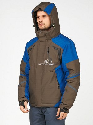 Мужская зимняя горнолыжная куртка цвета хаки