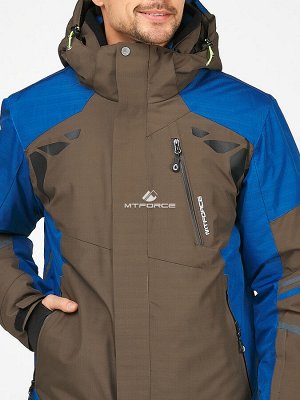 Мужская зимняя горнолыжная куртка цвета хаки