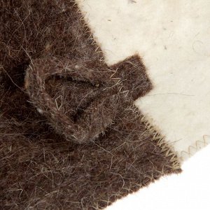 Шапка для бани и сауны «Банный воин: викинг», полиэфир 70%, шерсть 30%, «Банная забава»