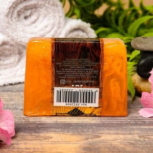 Косметическое мыло для бани и сауны "Нежный персик", "Добропаровъ", 100 гр.