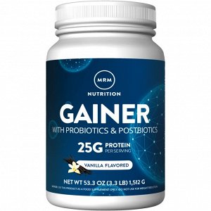 Gainer (гейнер), ваниль, 3,3 фунта (1512 г)