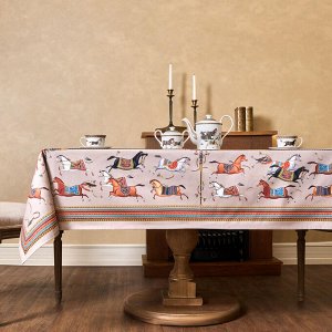 Скатерть Passage 140×180 см, капучино — 100% хлопок твил с влагостойкой пропиткой