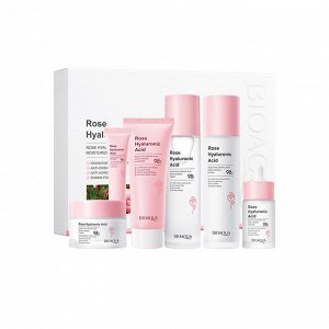 Подарочный набор уходовой косметики BIOAQUA Rose Hyaluronic Acid Moisturizing