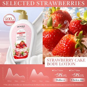 Питательный лосьон для тела Bioaqua Strawberry Cake Nourish Body Lotion