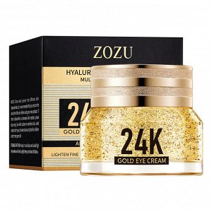 Антивозрастной крем для кожи вокруг глаз ZOZU 24K Gold с гиалуроновой кислотой