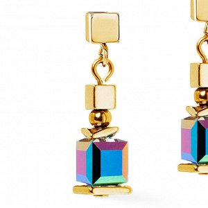 Серьги Multicolour Gold Coeur de Lion