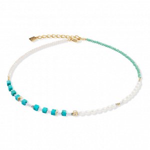 Колье Turquoise-Green Coeur de Lion