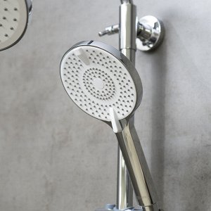 LM11362C "ORTUS" Смеситель для ванны с верхней душевой лейкой "Тропический дождь", 3-ф. лейкой и пов