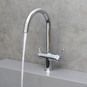 LM3861C "Minima"Смеситель для кухни с подключением к фильтру питьевой воды, высота излива 25,3 см, д