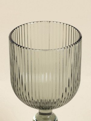 Бокалы для вина SL Home «Модерн», 250 мл, 8x14.5 см, набор 2 шт., стекло, графитовые