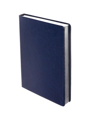 Ежедневник датированный Calligrata, А5, 2026, твёрдая обложка из искусственной кожи «Небраска», 168 листов, синий