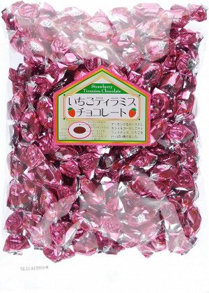 Purelait Strawberry Tiramisu Chocolate - миндаль в клубничном шоколаде тирамису